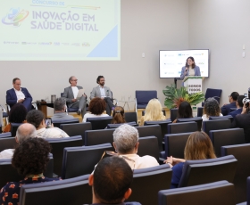 Lançamento do concurso de inovação digital em saúde digital (HuB). 01/04/2026 Foto: Beto Monteiro/Ascom GRE